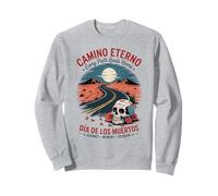 Jour des Morts Eternal Road - Sugar Skull Memorial Journey Sweatshirt