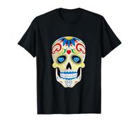 Jour des Morts Halloween Sugar Skull Dia De Los Muertos T-Shirt