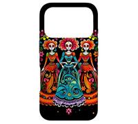 Jour des Morts Sugar Skull Trois Femmes Festival Mexicain Coque pour iPhone 17 Pro