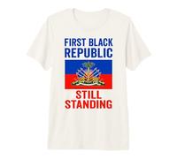 Jour du Drapeau haïtien Première République Noire d'Haïti T-Shirt Haut de Gamme