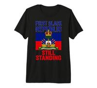 Jour du Drapeau haïtien Première République Noire d'Haïti T-Shirt Haut de Gamme