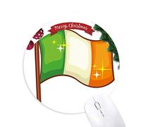 jour du drapeau national st.patrick - irlande tapis de souris en caoutchouc de sapin de noël