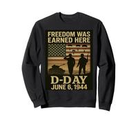 Jour J 81e Anniversaire Normandie 1944 Militaire Hommage Homme Sweatshirt