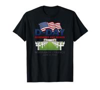 Jour J Remember and Honor Normandie France Cimetière américain T-Shirt