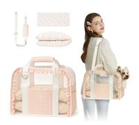 JourCraf Sac de transport pour chat de taille moyenne, sac de transport pour chien avec côtés souples, maille respirante pour chats et chiens de petite et moyenne taille (jusqu'à 6,8 kg), pliable avec