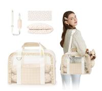 JourCraf Sac de transport pour chat de taille moyenne, sac de transport pour chien avec côtés souples, maille respirante pour chats et chiens de petite et moyenne taille (jusqu'à 5,4 kg), pliable avec