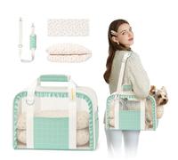 JourCraf Sac de transport pour chat de taille moyenne, sac de transport pour chien avec côtés souples avec maille respirante pour chats de petite et moyenne taille (jusqu'à 5,4 kg), pliable avec