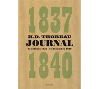 Journal: Volume 1 (octobre 1837 - décembre 1840)