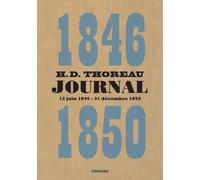 Journal 1846-1850 - Henry David Thoreau - Finitude - broché - Roman