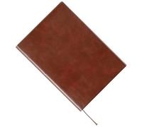 Journal 5 ans 2025-2029 - Agenda journalier A5 avec couverture en similicuir - 752 pages - Carnet à grille avec papier pâte de bois - Marron - 21,3 x 15,5 x 2,5 cm