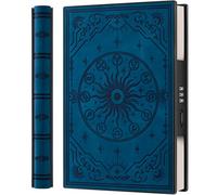 Journal A5 avec serrure à chiffres et plat à 180°, en cuir PU souple avec design de signe astrologique embossé - Idéal pour les adultes, les femmes, les hommes et les adolescents, pour plus d’intimité