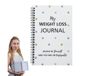 Journal Alimentaire, Journal de régime quotidien, Journal de santé pour la perte de poids - Agenda d'exercice, Outil de suivi de l'état de santé et des habitudes pour