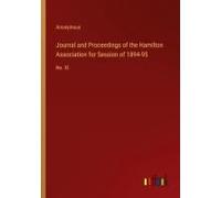 Journal And Proceedings Of The Hamilton Association For Session Of 1894-95