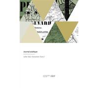 Journal asiatique ou recueil de mémoires, d'extraits et de notices Histoire, philosophie, sciences, littérature et langues des peuples orientaux - G. Pauthier - Hachette Bnf - broché - Livre