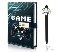 Journal avec serrure pour garçons, journal verrouillable pour enfants de 7, 8, 9, 10, 11, 12, 13, 14 ans - Cadeau d'anniversaire pour enfants de 7, 8, 9, 10, 11, 12, 13, 14 ans - Carnet verrouillable