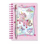 Journal avec stylo et accessoires Licorne