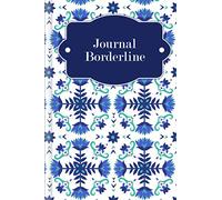 Journal Borderline: Journal pour la santé mentale à remplir par tous les patients borderline | Design: fleurs nordiques