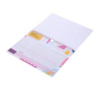 Journal Calendrier sans Dates en Papier Blanc, Suivi des Habitudes