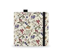 Journal carré à aquarelle 300 g/m² relié dur 20 feuilles à l'avant et 2 textures) Taille de voyage pour calligrapher crayon de couleur aquarelle croquis fait main Couverture en tissu pour carnet de notes Fruits et fleurs