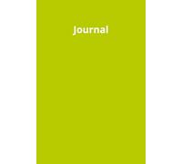 Journal: College Ruled - Blank Lined - Size 6 x 9