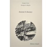 Journal d'absence - Jacques Josse - Apogee - broché - Roman