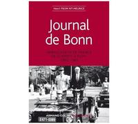 Journal De Bonn - Ambassadeur De France De Schmidt À Kohl 1982-1983