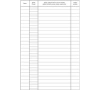Journal de bord de la machine, A4, 22 feuilles