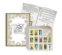 Journal de cartes de tarot vintage, guide d'astrologie et