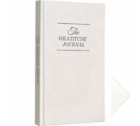 Journal de gratitude : journal de 5 minutes par jour pour plus de bonheur, de positivité, d'affirmation, de productivité, de pleine conscience et de soins personnels - Un simple agenda quotidien non daté en cinq minutes et un journal de gratitude efficace (beige)