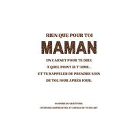Journal de Gratitude pour Maman - 60 Jours de Journaling Guidé: Cadeau Fête des Mères Original et Touchant : Citations Inspirantes & To-Do List Quotidienne