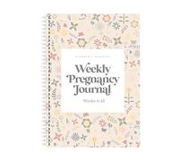 Journal De Grossesse - Cahier Hebdomadaire De La Maternité, Album De Souvenir, Planificateur De Grossesse | 8.3x11.2 Baby Timeline Diary For Prenatal Documentation, Maternity Memory Organizer, New Mom