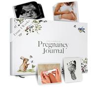 Journal de grossesse et livre de souvenirs - Journal de grossesse pour futures mamans - Comprend calendrier, scrapbooking, liste de contrôle et organiseur (forêt)