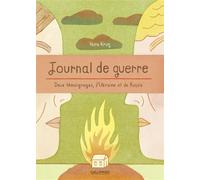 Journal de guerre Deux témoignages, d'Ukraine et de Russie - Nora Krug - Gallimard Bd - cartonné - Bande dessinée