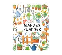 Journal de jardinage complet de 12 mois pour l'entretien des plantes, carnet de planification de jardinage, carnet de planification horticole, outil d'architecture de paysage