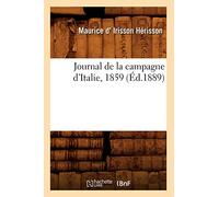 Journal de la campagne d'Italie, 1859 (Éd.1889)