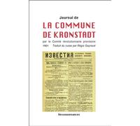 Journal de la Commune de Kronstadt. 1921 - Collectif - Ressouvenances - broché - Essai