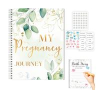Journal De La Grossesse - Journal De La Grossesse | Livre De Souvenirs Avec Autocollants | Journal Et Livre Cadeau Pour Être Maman | Cahier Design Attractif Pour La Planification De La Grossesse, Le