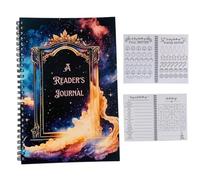 Journal de lecture - Papeterie pour fixer des objectifs - Journal pour les amateurs de livres pour le suivi - Pour dortoir, bibliothèque, maison, voyage, chambre à coucher, étudiants, adultes