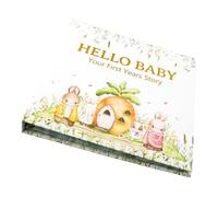 Journal de mémoire de bébé personnalisable pour la gestation, la naissance et le jeune âge avec un excellent papier et des caractéristiques de séparation de la famille Journal de repère pour bébé
