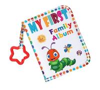 Journal de mémoire de famille extensible pour nourrissons et tout-petits, couverture en tissu lavable, outil d'apprentissage interactif, pages amovibles