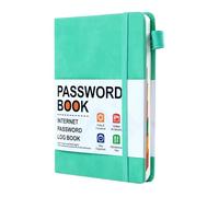 Journal de mots de passe - Journal de suivi de connexion, livre compact | Carnet de mots de passe Web multi-usage avec séparateurs alphabétiques, répertoire téléphonique à couverture rigide avec