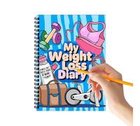 Journal de perte de poids pour femme - Journal d'exercice quotidien - Journal de perte de poids sur 12 semaines pour repas, planificateur, suivi, régime, entraînement, bien-être, course à pied, gym
