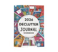 Journal de planification de désencombrement structuré 2026, cahier d'exercices familial et personnel avec modèles de bureau à domicile, cadeau pour les amateurs d'organisation