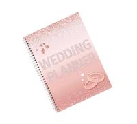 Journal de planification Design élégant Carnet de liste de contrôle de mariage nuptial pour les couples et le planificateur de fiançailles unique Journal de planification nuptiale