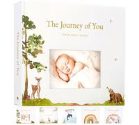 Journal de souvenirs pour bébé garçons ou filles - Souvenir d'aventure dans la forêt - Album photo pour nouveau-né - Album photo pour nouveau-né - Cadeau de grossesse neutre pour les futures mamans