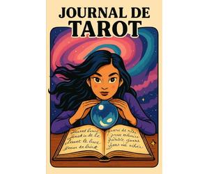 Journal de tarot: Carnet de tirages et d’intuition pour accompagner votre cheminement personnel