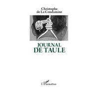 Journal de Taule - Christophe DeLaCondamine - L'harmattan - broché - Récit