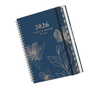 Journal de voyage 2026 quotidien et planificateur de taille compacte pour une gestion efficace du travail