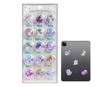 Journal Decals - Relief Labels, 100 Layered Scrapbooking Ornaments for Creative Projects, Puffy Aesthetic Accents with Strong Bonding, Artistic Craft, Bumpy Decorative Stamp for Scrapbook