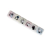 Journal Decorative Tampon Avec 6 Motifs En 1 Caricatures Séchés Rapides Tampon Photosensible Pour La Carte De Scrapbooking Faire Du Dessin Animé Créatif Press Sceau